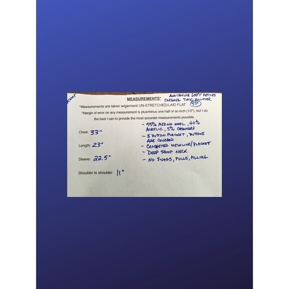 ANN TAYLOR LOFT Pullover Scoop Neck Tunic Sweater, CARAMEL, Size SP, NWOT - Picture 8 of 8